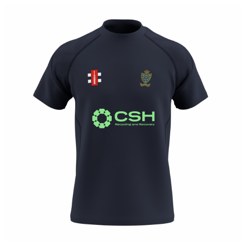 gray-nicolls-gts-t-shirt-manica-corta-senior-stockport-cc-blu-navy image 1
