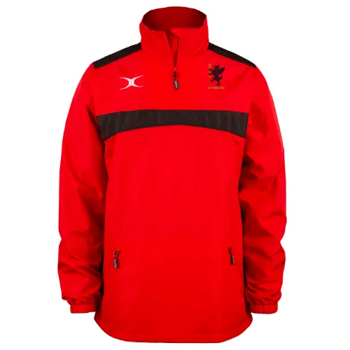 gilbert-rugby-wyvern-rfc-junior-photon-giacca-1-4-zip-rosso-nero image 1