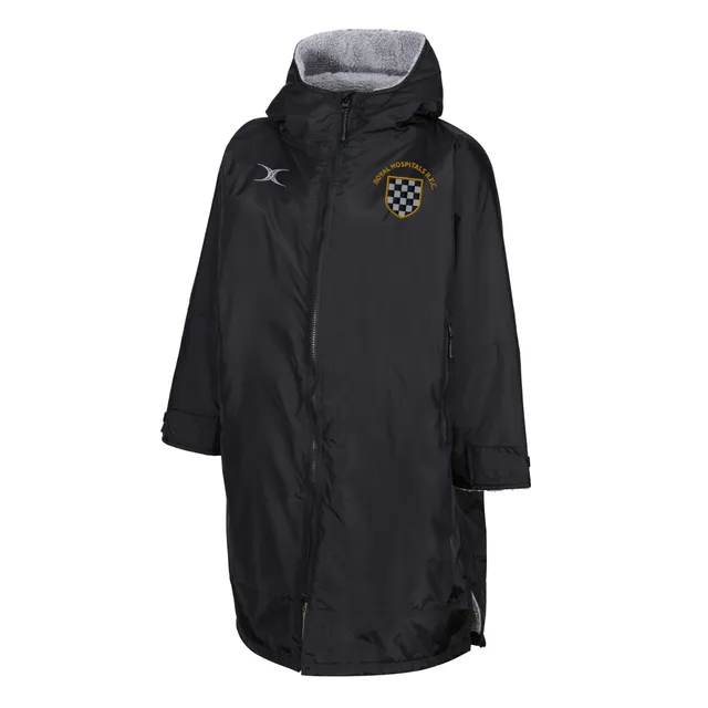 gilbert-rugby-barts-and-the-london-rfc-senior-giacca-change-robe-all-weather-ner image 1