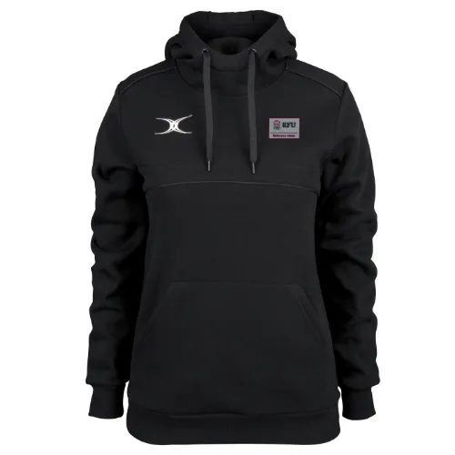 gilbert-rugby-rfu-referees-union-photon-felpa-hoodie-donna-nero image 1