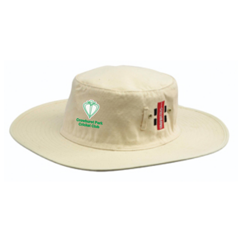 gray-nicolls-crowhurst-park-cricket-club-cappello-da-sole-cricket-crema-adulto image 1