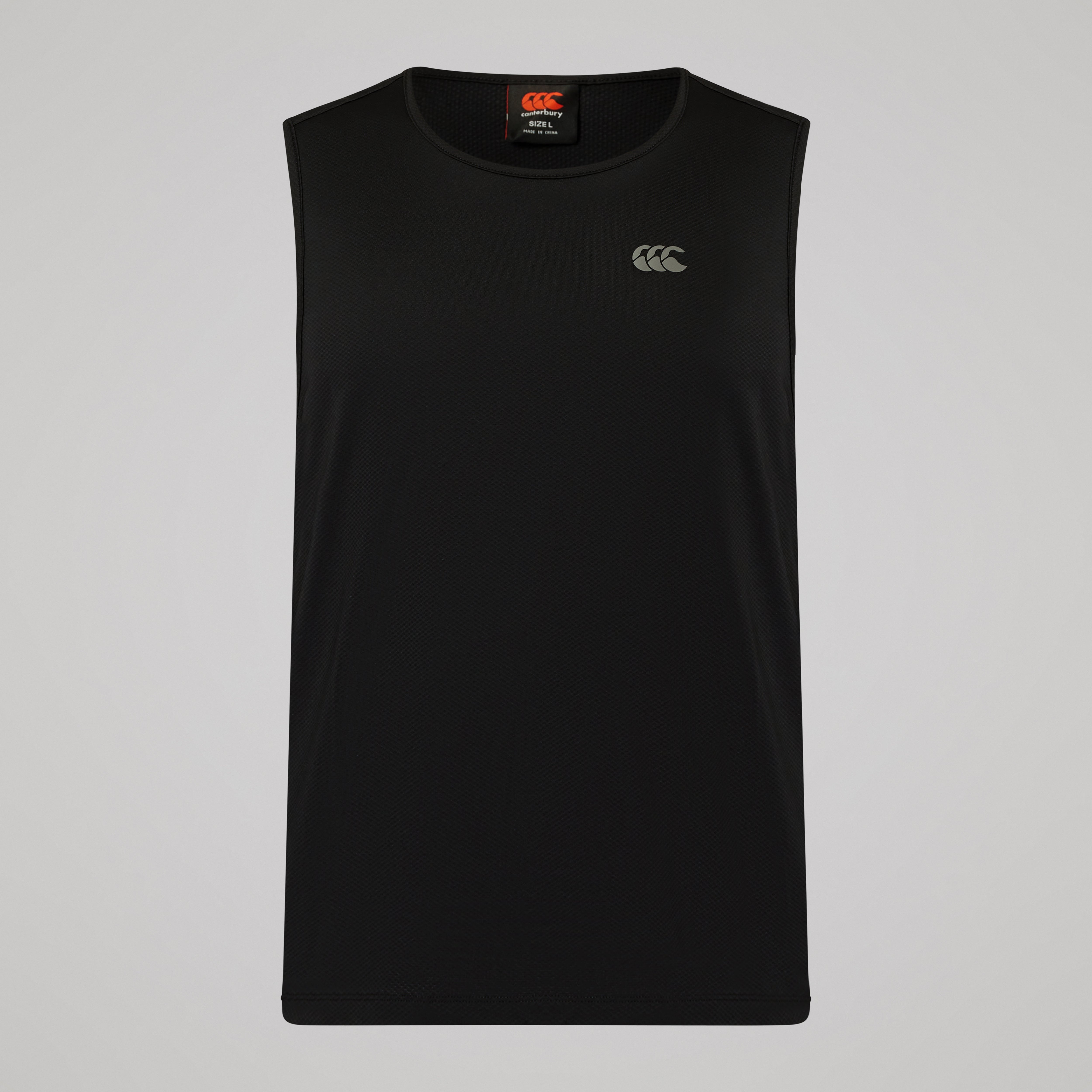 canterbury-tempo-singlet-uomo-canotta-training-nera image 1