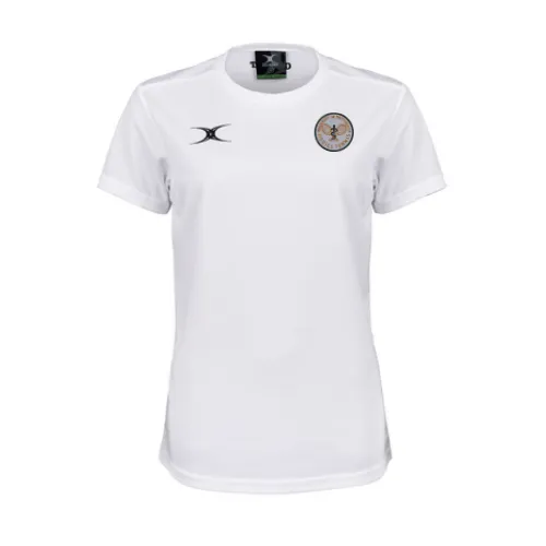 gilbert-rugby-photon-ii-t-shirt-donna-manica-corta-nottingham-medics-tennis-bian image 1