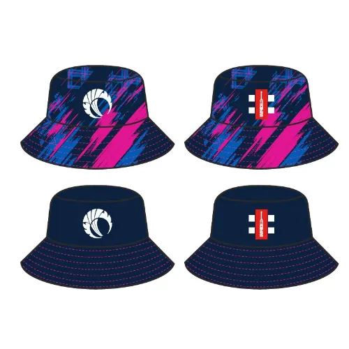 gray-nicolls-cappello-bucket-hat-cricket-scotland-blu-navy-rosa-senior image 1