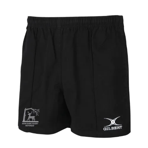 gilbert-rugby-kiwi-pro-pantaloncini-rugby-unisex-neri-berkshire-referees image 1