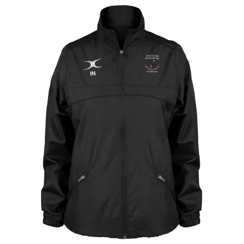 gilbert-rugby-whitley-bay-rockcliff-rfc-photon-giacca-full-zip-donna-nero image 1
