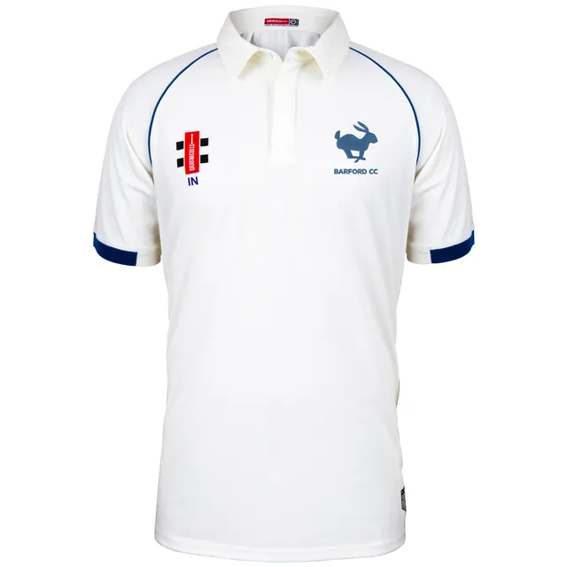 gray-nicolls-barford-cc-senior-maglia-matrix-v2-manica-corta-ivory-navy image 1