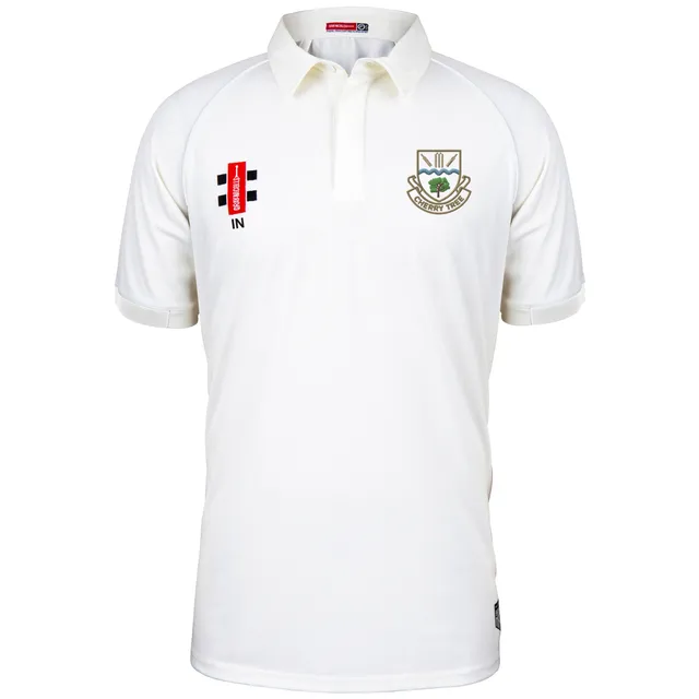 gray-nicolls-matrix-v2-maglia-cricket-s-s-junior-cherry-tree-cc-avorio image 1