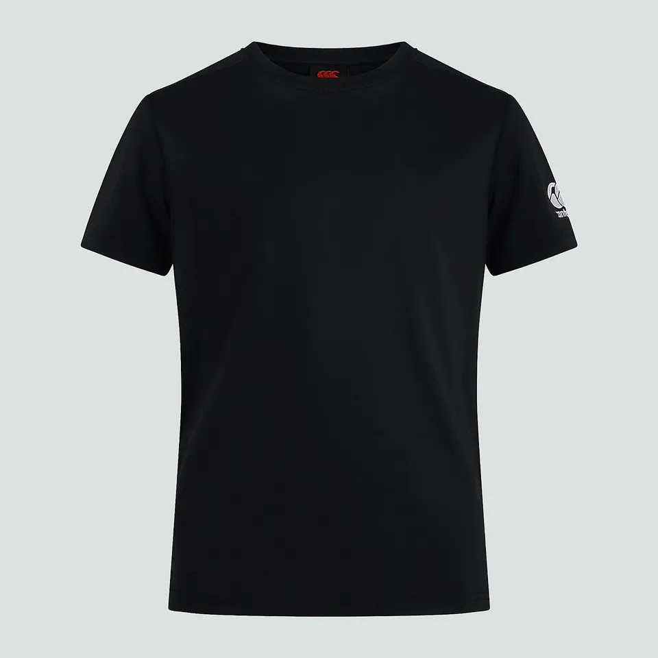 canterbury-club-plain-tee-junior-unisex-t-shirt-nera image 1