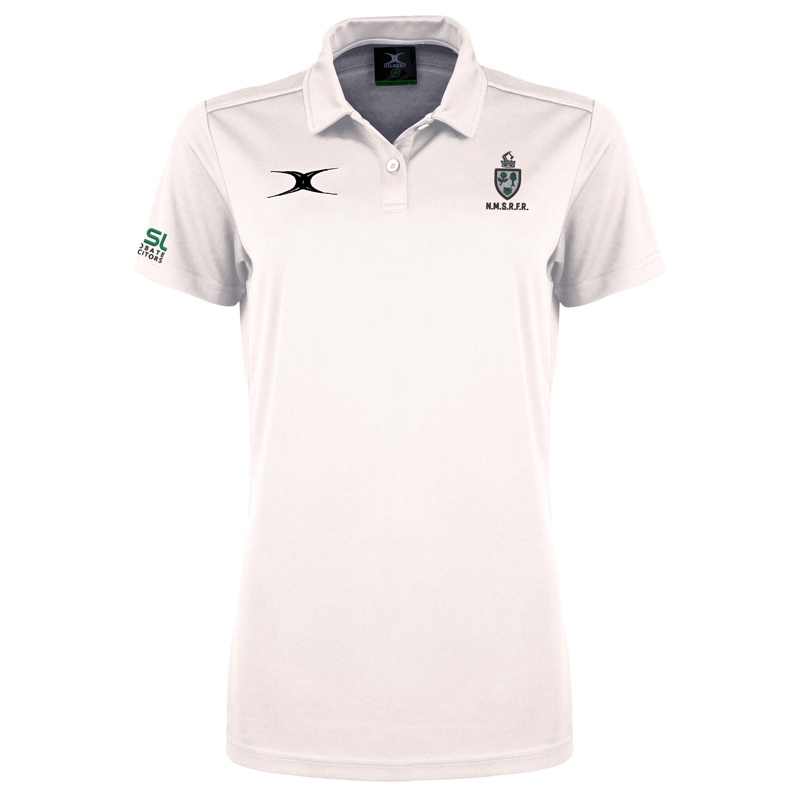 gilbert-rugby-photon-ii-polo-a-maniche-corte-senior-north-midlands-referees-bian image 1
