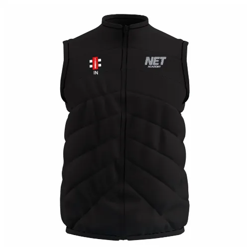 gray-nicolls-gts-gilet-bodywarmer-senior-nero-net-academy image 1
