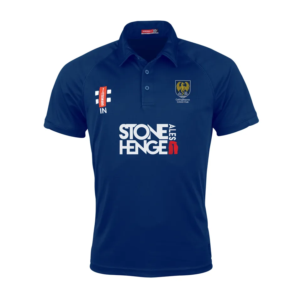 gray-nicolls-collingbourne-cc-senior-polo-s-s-matrix-v2-navy image 1