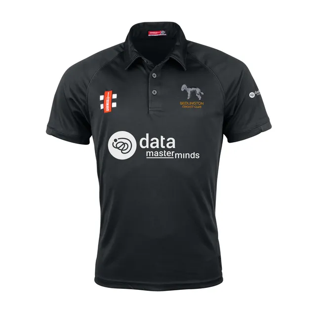 gray-nicolls-matrix-v2-polo-a-maniche-corte-junior-nero-bedlington image 1