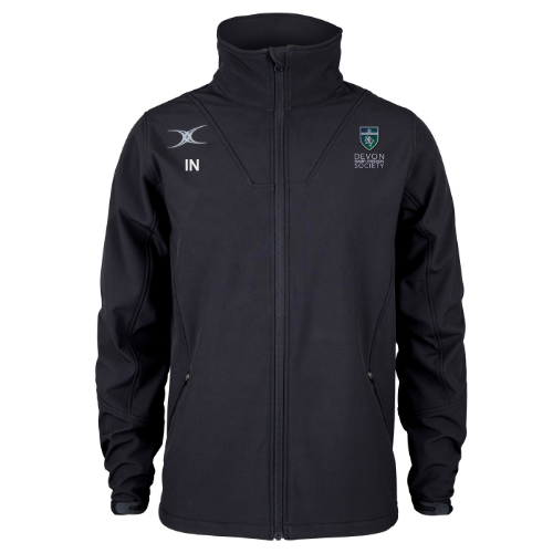 gilbert-rugby-devon-referees-pro-giacca-softshell-full-zip-nera-adulto image 1