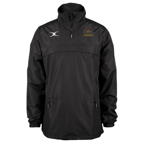 giacca-gilbert-rugby-photon-newcastle-staffs-rufc-adulto-1-4-zip-nera image 1