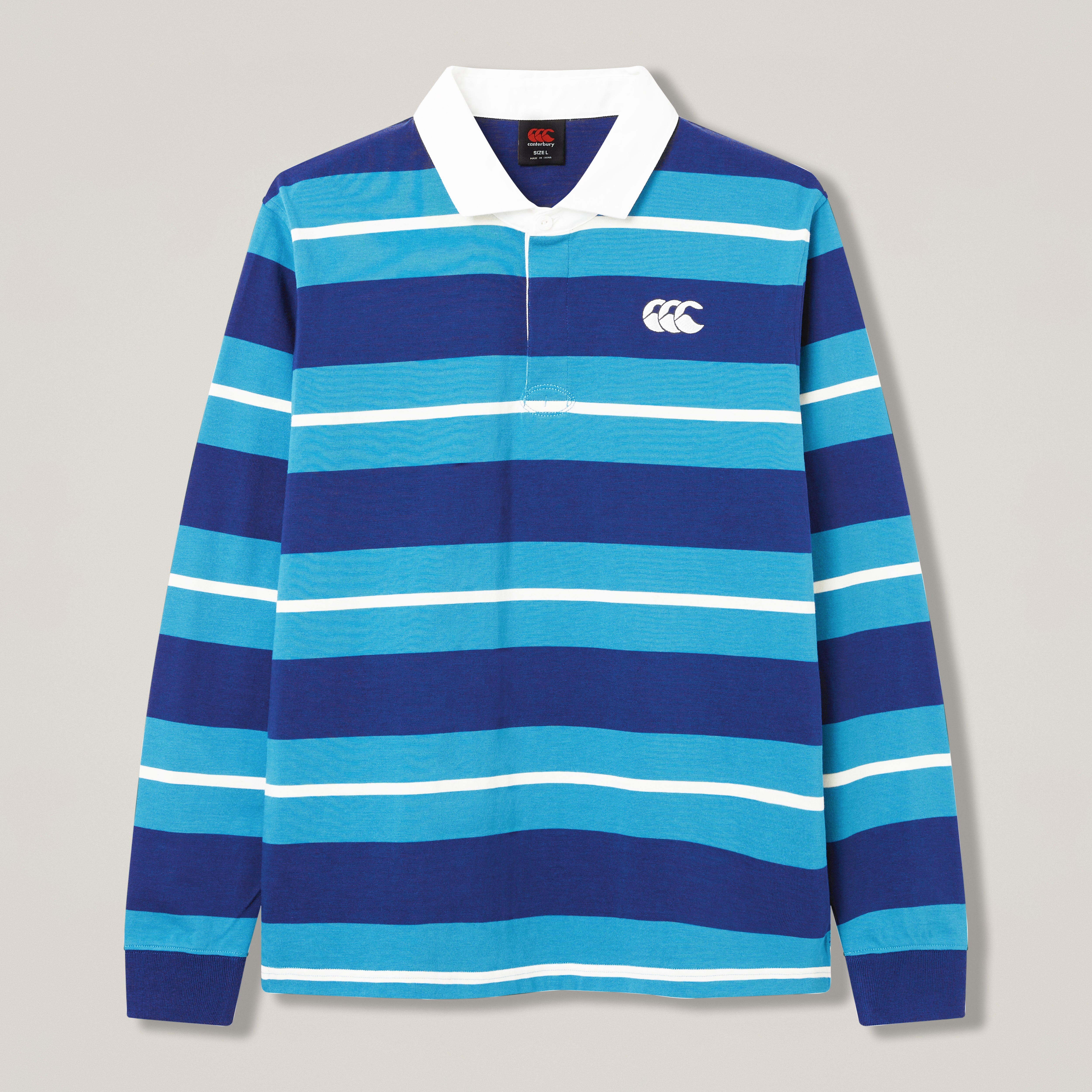 canterbury-stripe-rugby-jersey-uomo-blu image 1