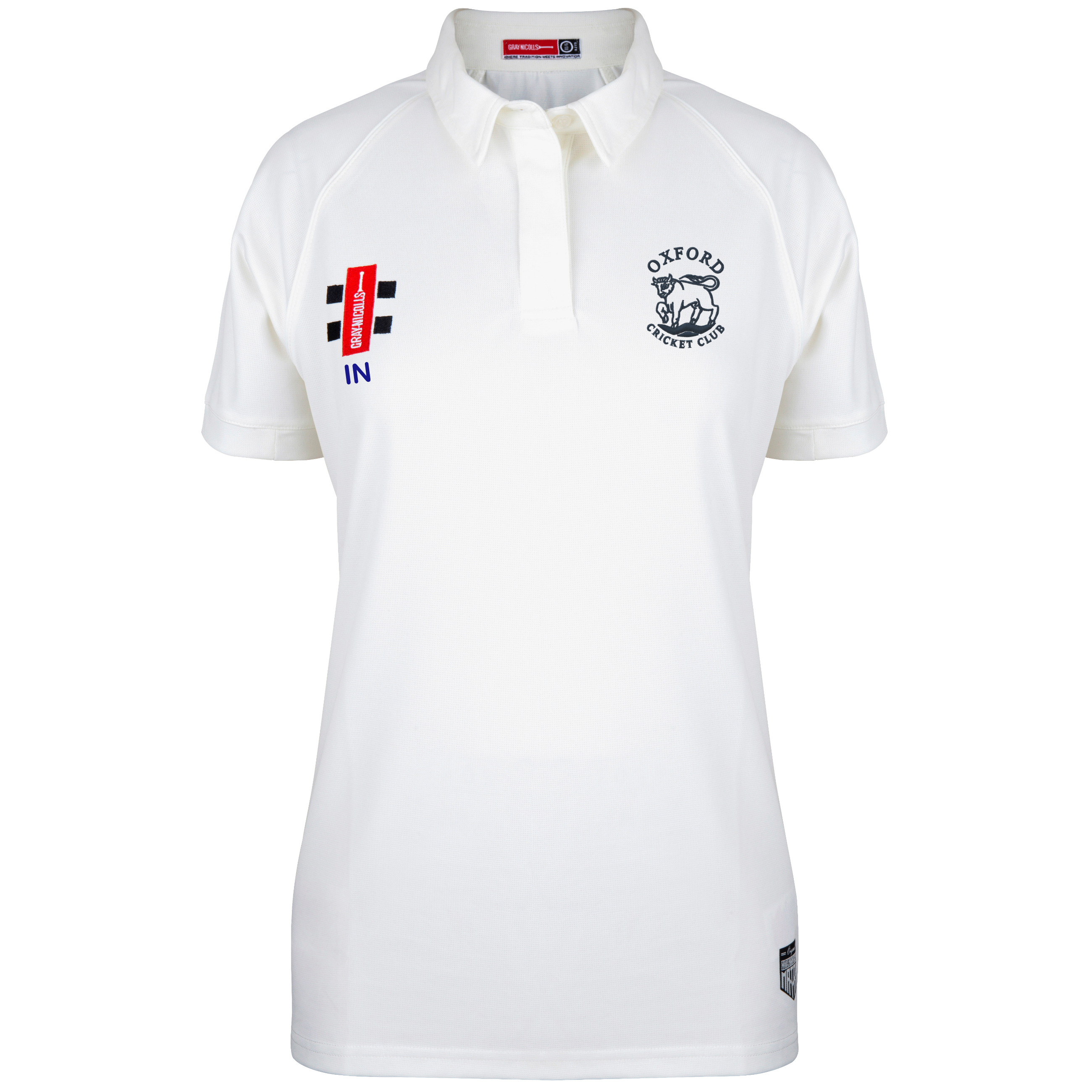 gray-nicolls-oxford-cc-matrix-v2-maglia-cricket-donna-manica-corta-avorio image 1