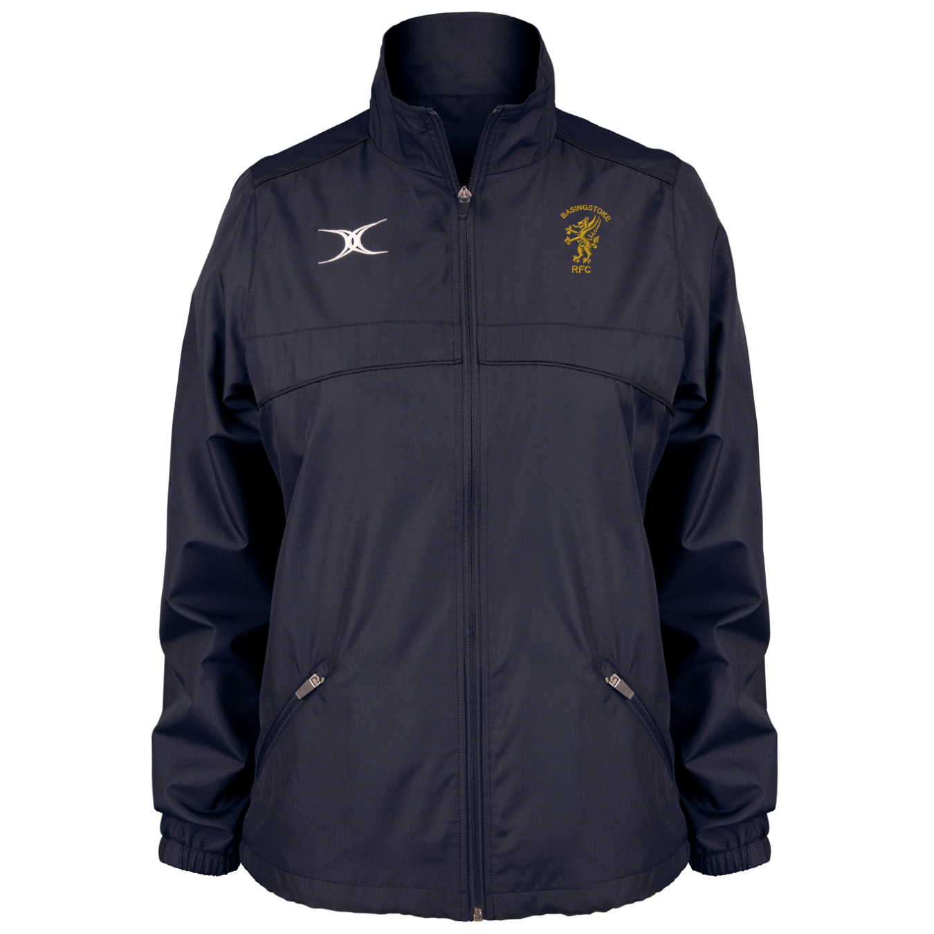 gilbert-rugby-basingstoke-rfc-photon-giacca-full-zip-donna-blu-navy image 1