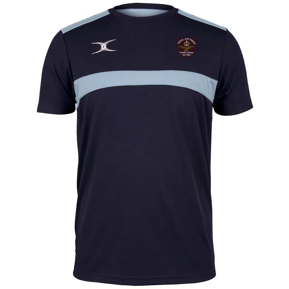 gilbert-rugby-royal-air-force-rugby-union-photon-t-shirt-uomo-blu-navy-azzurro image 1