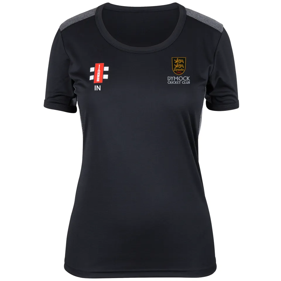 gray-nicolls-dymock-cc-pro-performance-t-shirt-s-s-donna-nero image 1