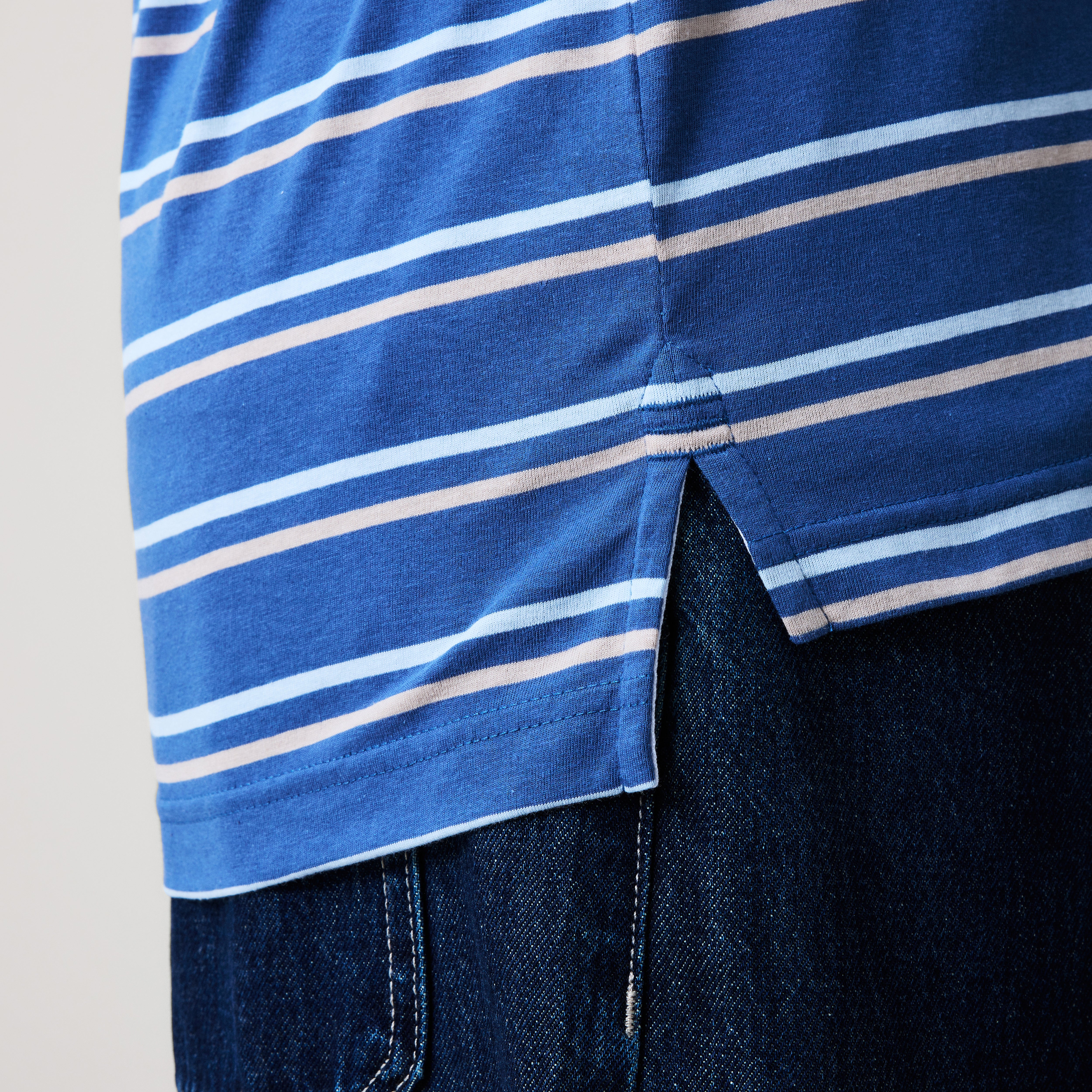 canterbury-club-yarn-dye-stripe-polo-uomo-nera-manica-corta image 6