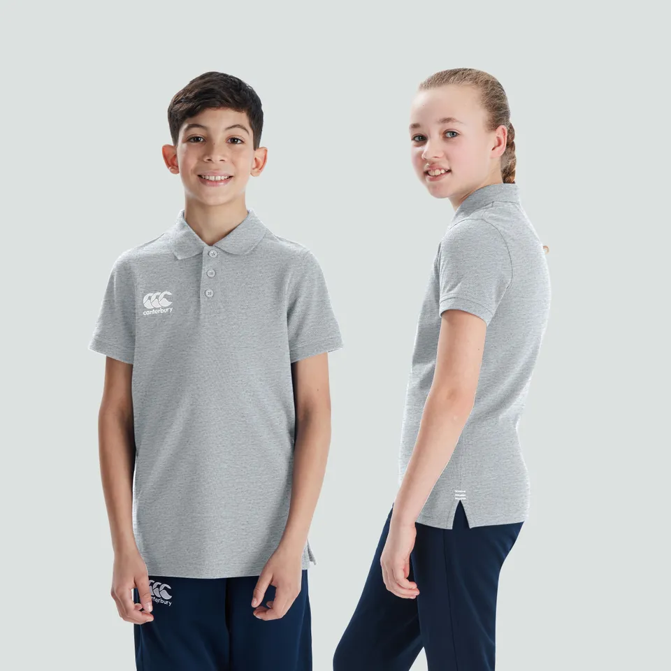 canterbury-waimak-polo-shirt-grigia-junior-unisex image 1