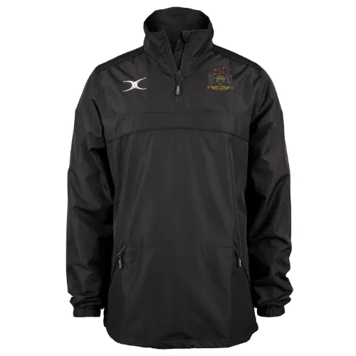 giacca-gilbert-rugby-photon-newcastle-staffs-rufc-adulto-1-4-zip-nera image 1