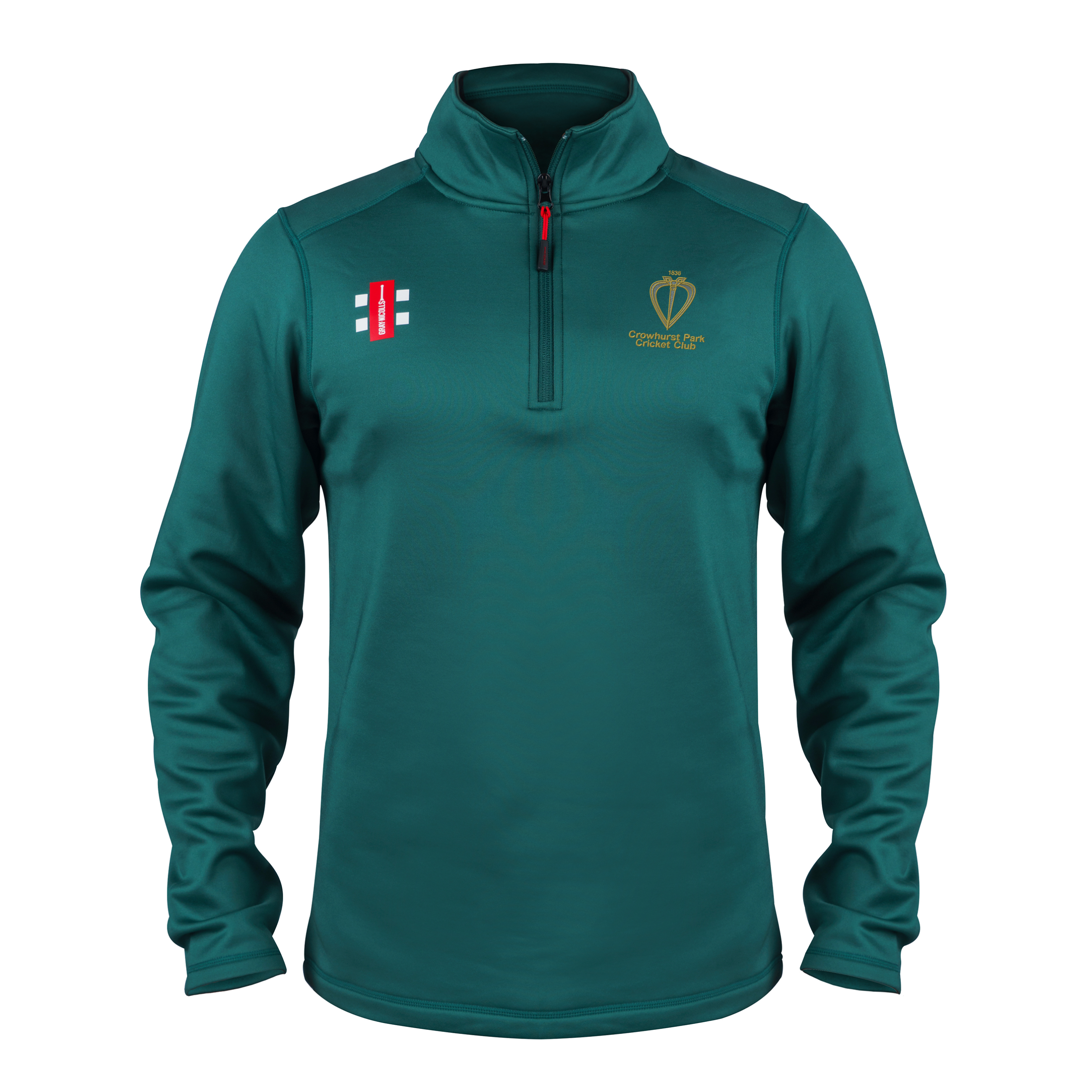 gray-nicolls-storm-pile-bambino-crowhurst-park-cricket-club-verde image 1