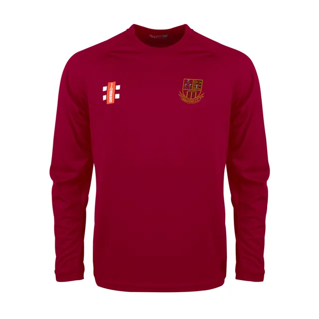 gray-nicolls-matrix-v2-maglia-manica-lunga-junior-winsford-cc-bordeaux image 1