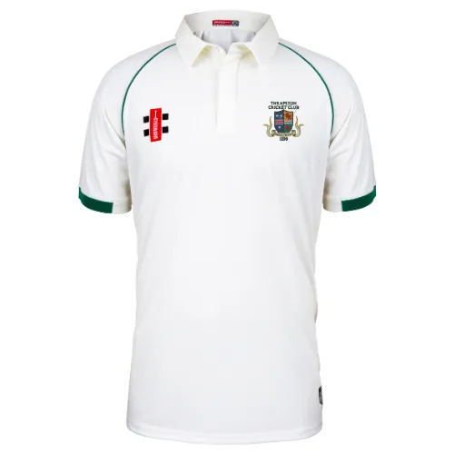 gray-nicolls-matrix-v2-maglia-cricket-s-s-junior-avorio-verde-thrapston-cc image 1