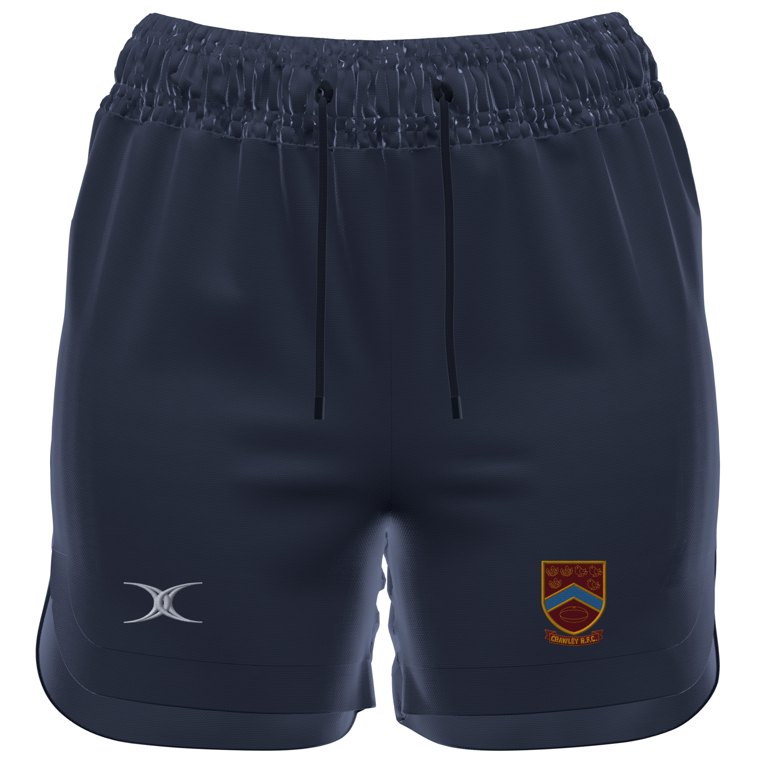 gilbert-rugby-crawley-rfc-gts-shorts-donna-blu-navy-scuro image 1