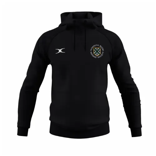 gilbert-rugby-plymouth-rugby-referee-society-gts-felpa-con-cappuccio-senior-nero image 1