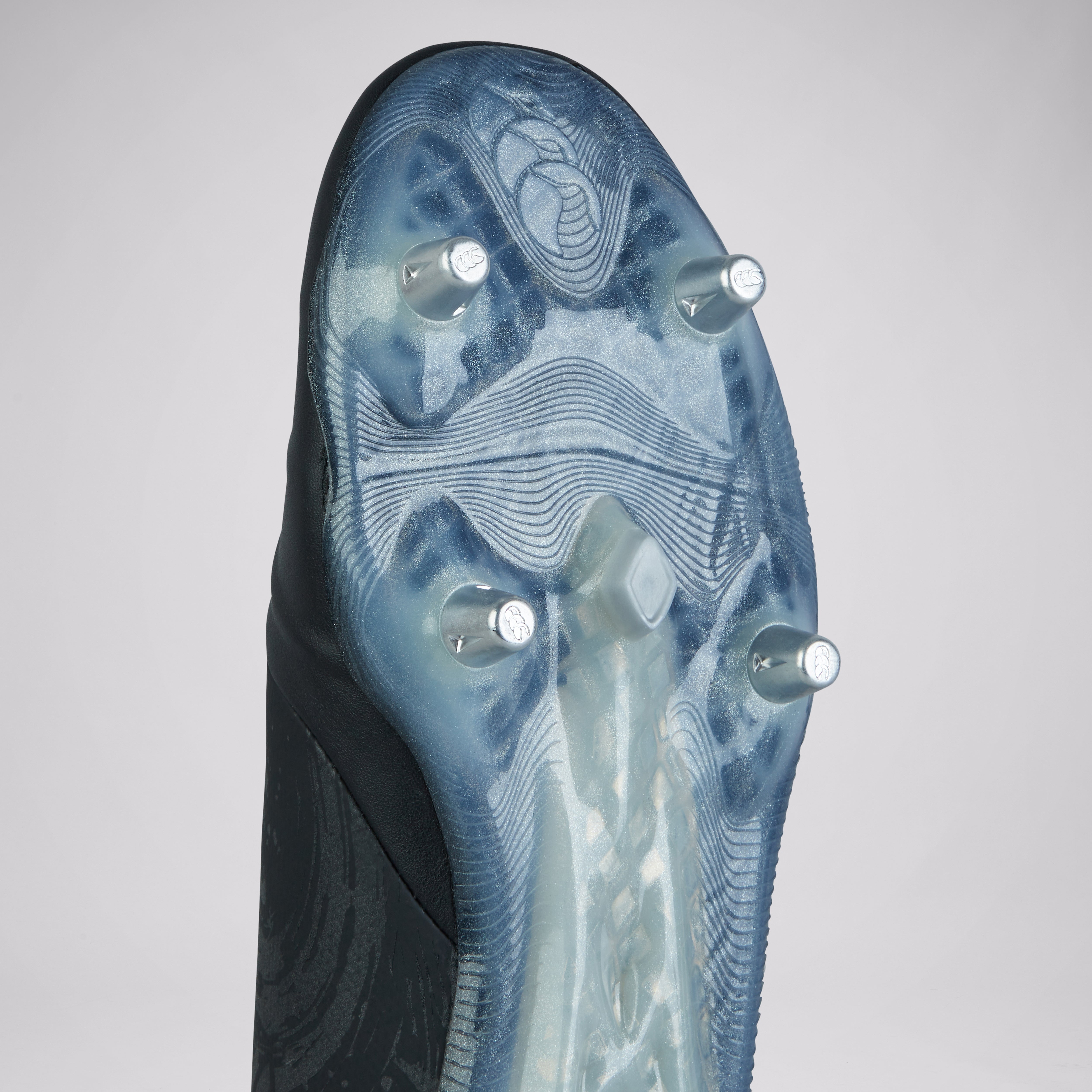 canterbury-phoenix-genesis-elite-scarpe-rugby-sg-unisex-nero-grigio image 3