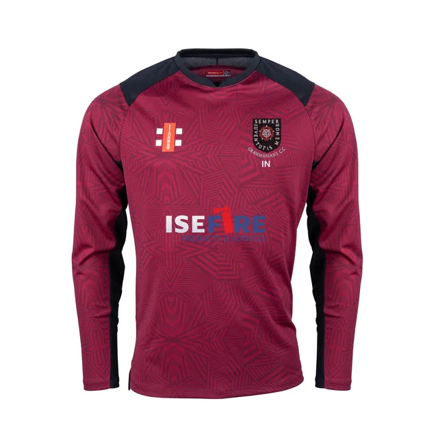 gray-nicolls-wellingborough-old-grammarians-donna-maglia-pro-t20-manica-lunga-bo image 1