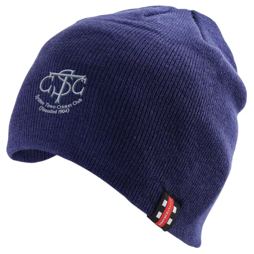 gray-nicolls-berretto-beanie-senior-syston-town-cc-blu-navy-scuro image 1