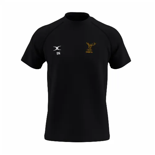 gilbert-rugby-bracknell-rfc-senior-gts-maglietta-rugby-manica-corta-nera image 1