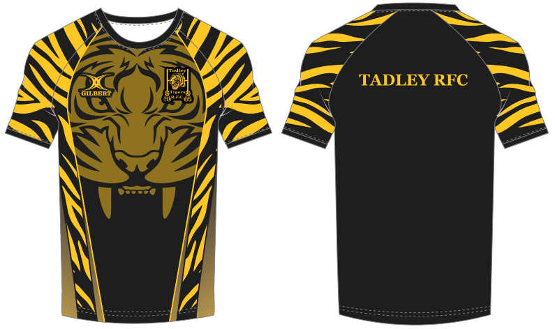 gilbert-rugby-tadley-rfc-atlas-t-shirt-manica-corta-black-yellow-senior image 1