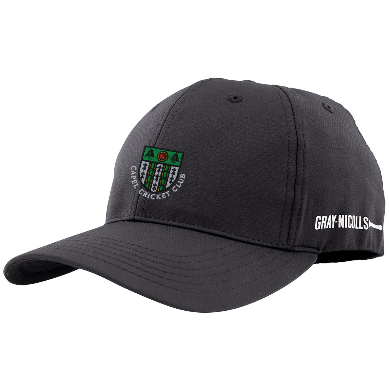 gray-nicolls-capel-cricket-club-surrey-pro-fit-cappello-adulto-nero image 2
