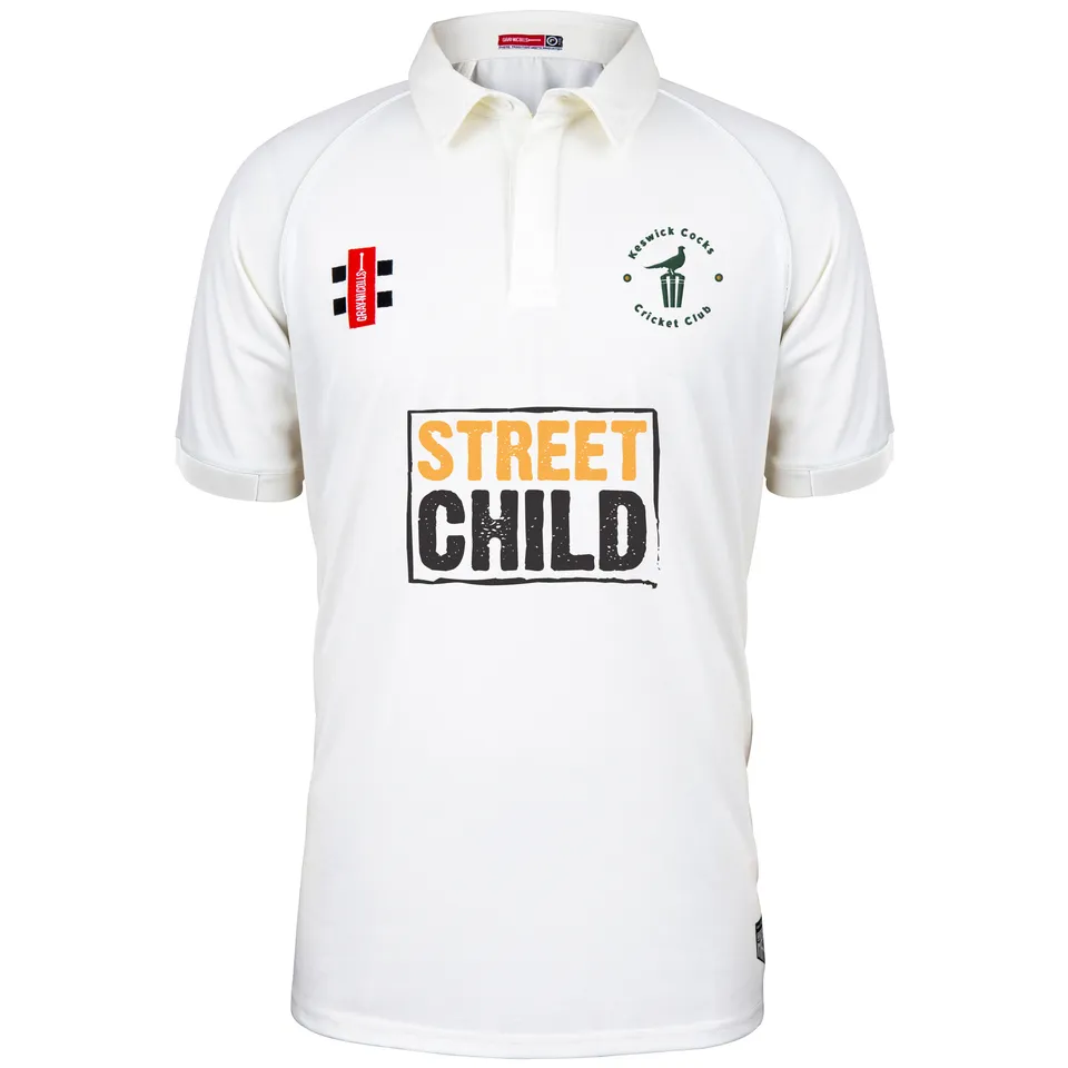 gray-nicolls-keswick-cocks-senior-maglia-matrix-v2-manica-corta-avorio image 1