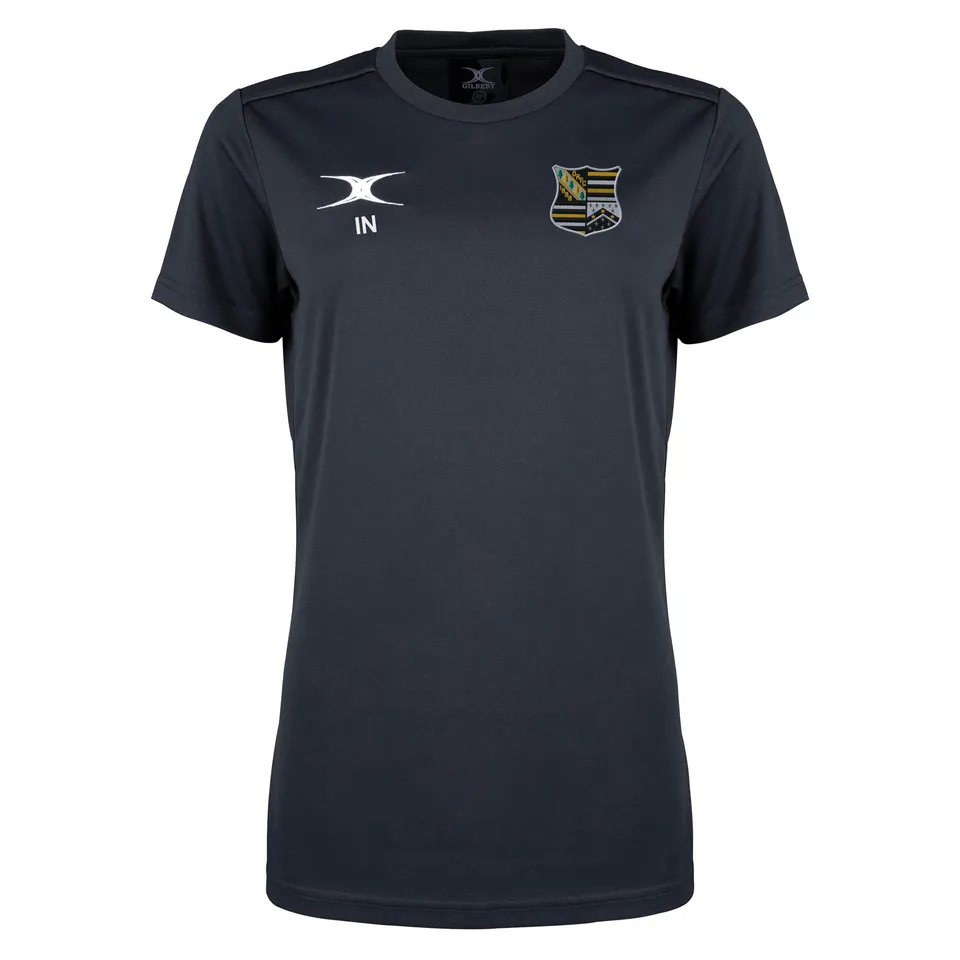 gilbert-rugby-oadby-wyggestonians-rfc-photon-ii-t-shirt-nera-manica-corta-senior image 1