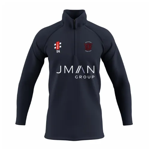 gray-nicolls-beckenham-cricket-club-gts-pile-1-4-zip-senior-blu-navy image 1