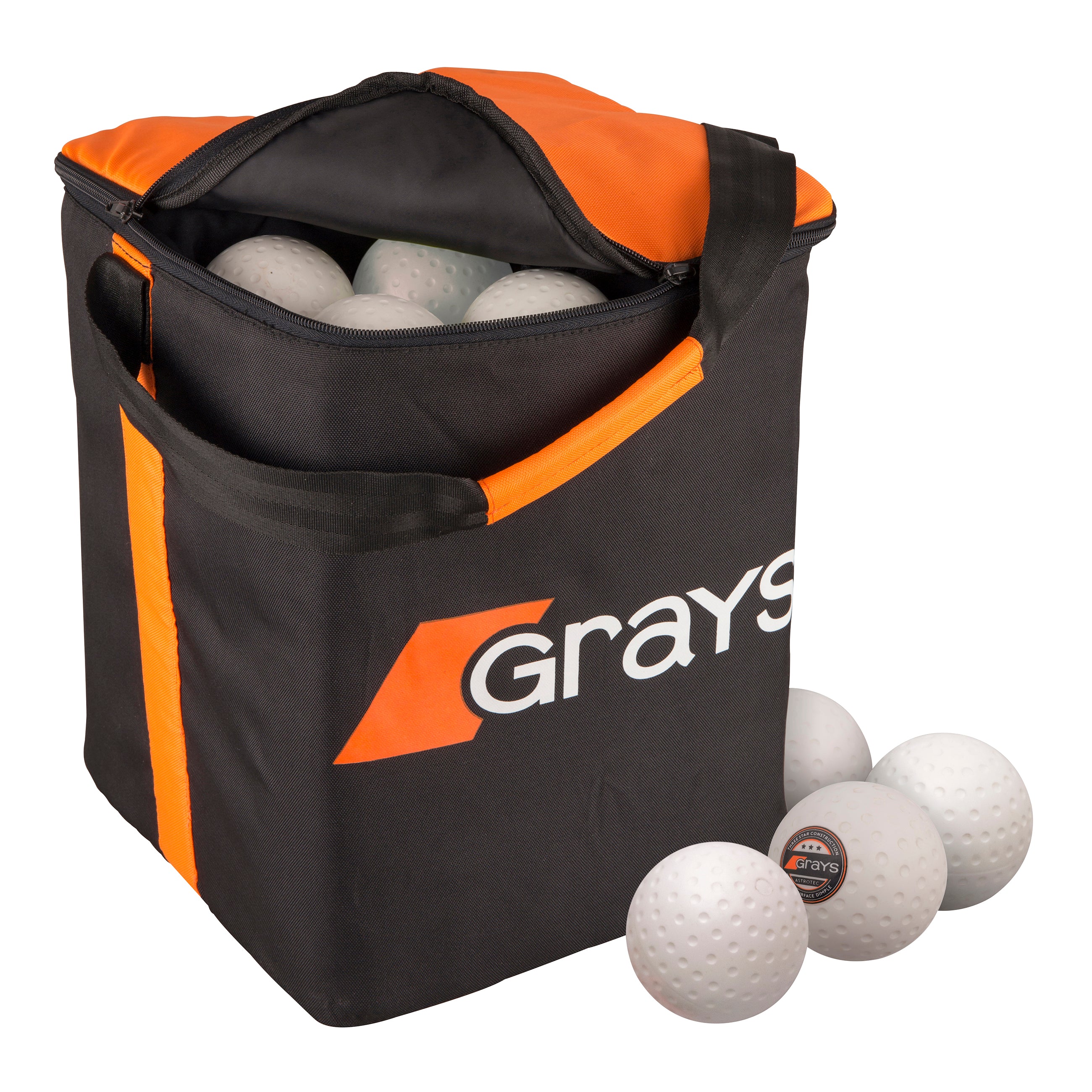 grays-ball-bag-borsa-porta-palloni-nero-arancione-fino-a-36-palline image 2