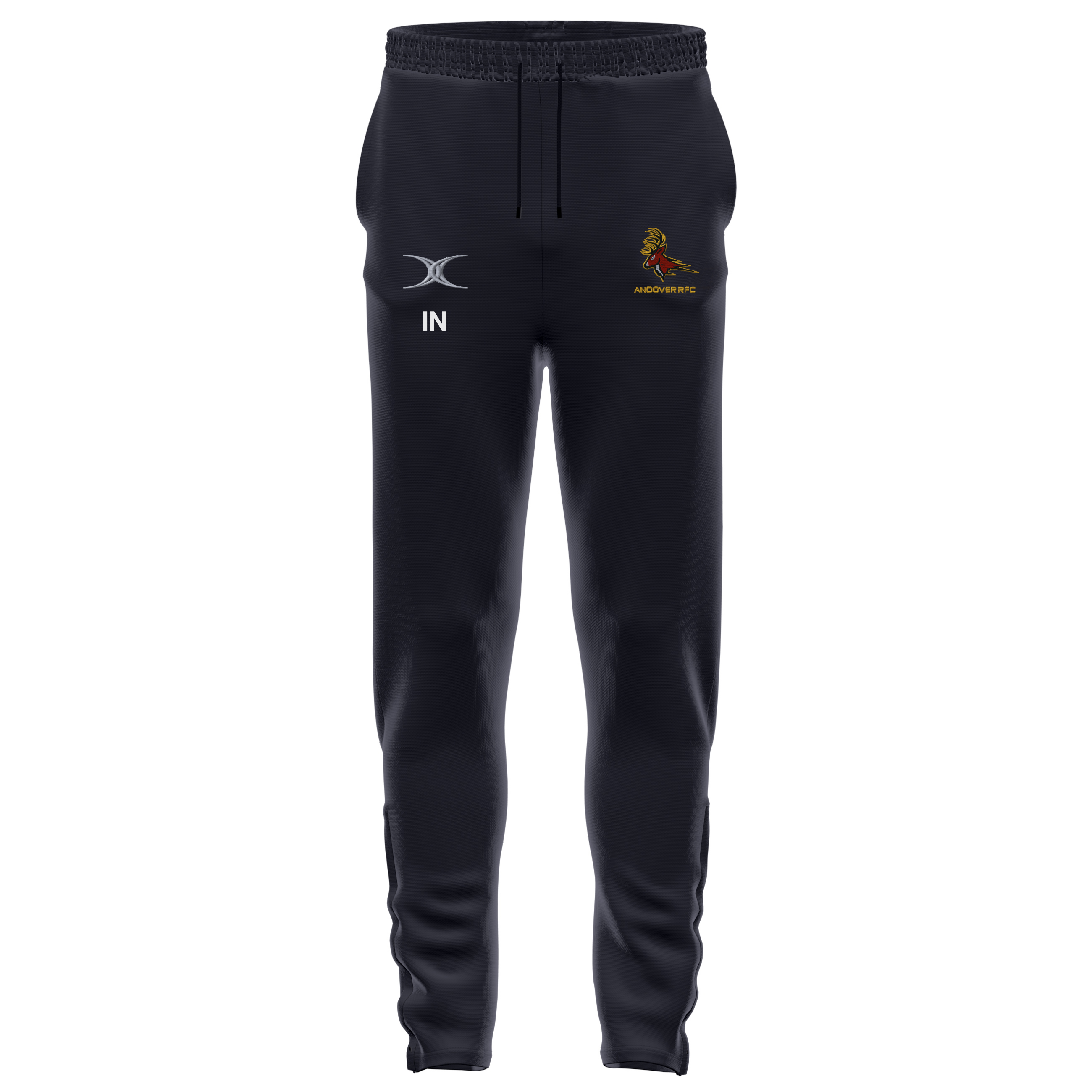 gilbert-rugby-andover-rfc-senior-gts-pantaloni-training-neri image 1