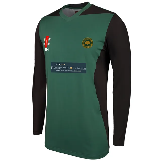 gray-nicolls-pro-performance-t20-maglia-cricket-broadstone-cc-junior-verde-nero- image 1