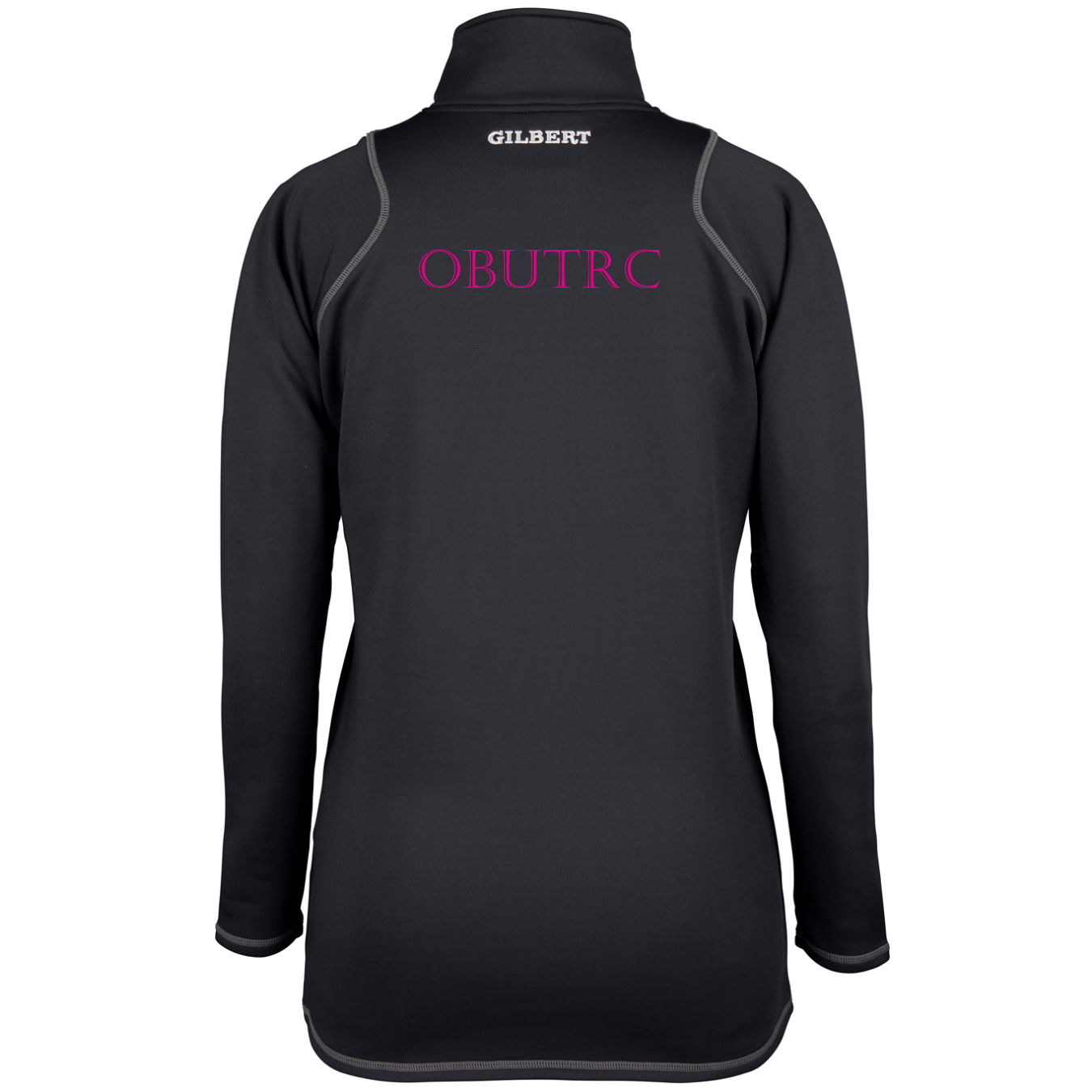 gilbert-rugby-oxford-brooks-university-trc-quest-pile-1-4-zip-donna-nero image 2