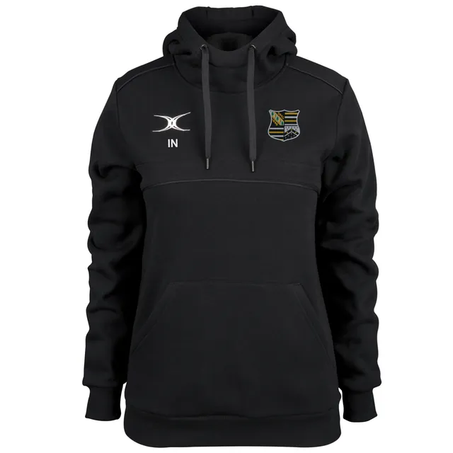 gilbert-rugby-felpa-con-cappuccio-photon-donna-oadby-wyggestonians-rfc-nera image 1