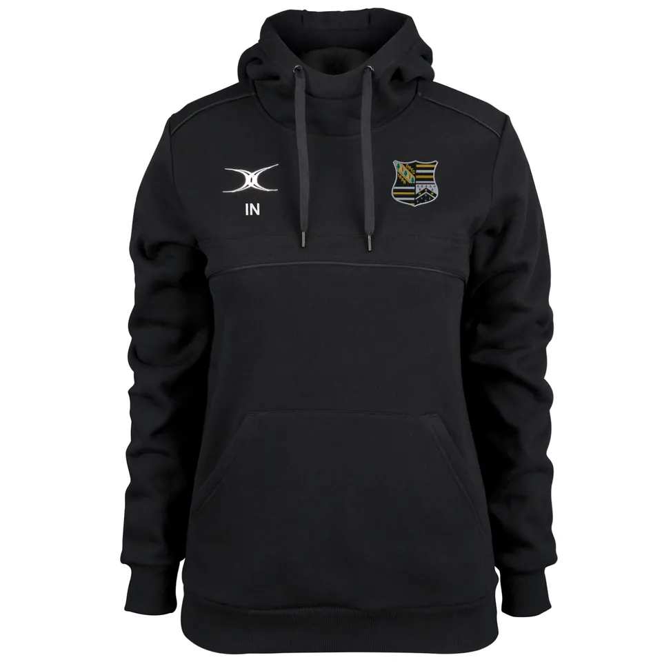 gilbert-rugby-felpa-con-cappuccio-photon-donna-oadby-wyggestonians-rfc-nera image 1