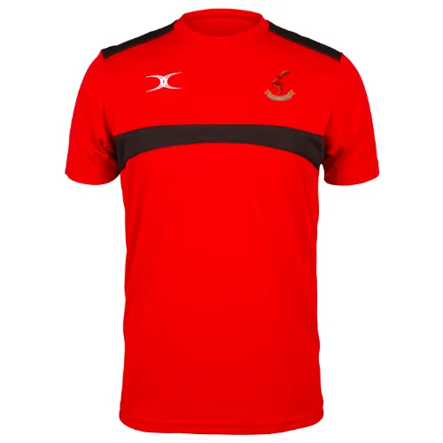 gilbert-rugby-hook-and-odiham-rfc-photon-t-shirt-uomo-rosso-nero-adulto image 1