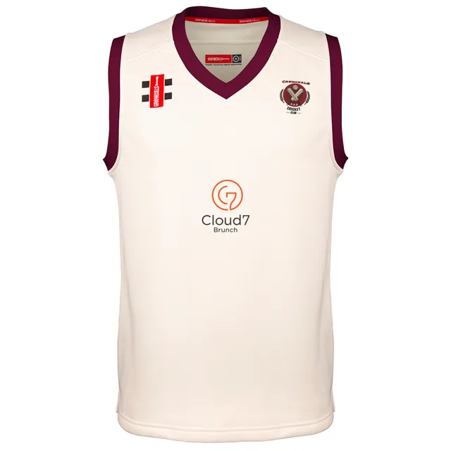 gray-nicolls-crs-cardinals-cc-pro-performance-gilet-slipover-junior-avorio-borde image 1