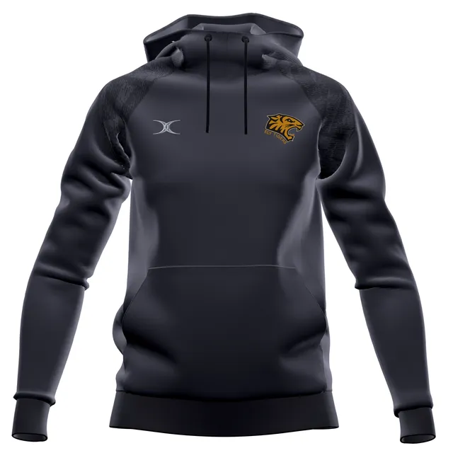 gilbert-rugby-ely-tigers-rfc-gts-felpa-con-cappuccio-donna-nero image 1